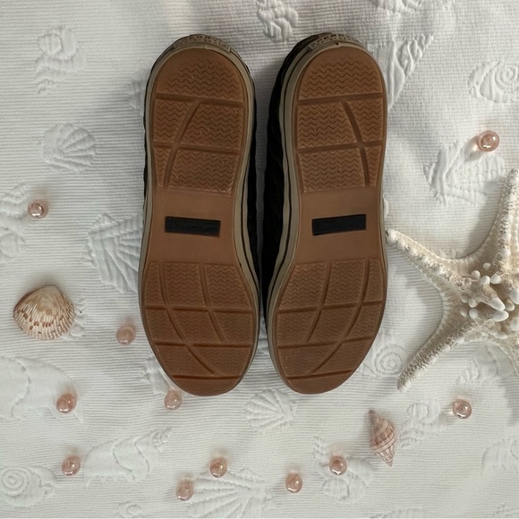 Sperry Topsider Quilted Brown Corduroy Espadrille Ballet Flats EUC - Picture 3 of 5